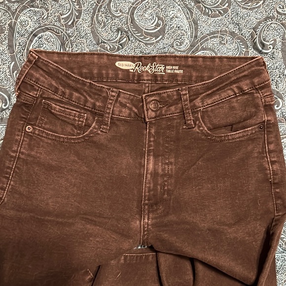 Old Navy Rockstar High Rise Pants - Picture 2 of 4